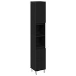 vidaXL Ensemble de meubles pour salle de bain 3 Pièces Chêne noir