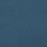 vidaXL Tête de lit avec oreilles Bleu foncé 203x16x78/88 cm Velours