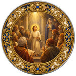 Pièce de monnaie en Argent 1 Dollar g 31.1 (1 oz) Millésime 2026 Seven Sorrows of Mary LOSS OF JESUS IN THE TEMPLE (PRÉCOMMANDE)