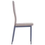 vidaXL Ensemble de salle à manger 7 Pièces Cappuccino