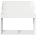 vidaXL Bibliothèque pour enfants Blanc brillant 72 5 x 29 5 x 69 cm