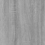 vidaXL Armoire à chaussures Sonoma gris 59x17x108 cm Bois d'ingénierie