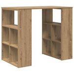 vidaXL Bureau chêne artisanal 90 x 50 x 75 cm Bois d'ingénierie
