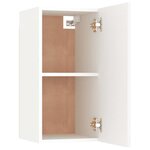 vidaXL Meubles TV 2 Pièces Blanc 30 5x30x60 cm Bois d’ingénierie