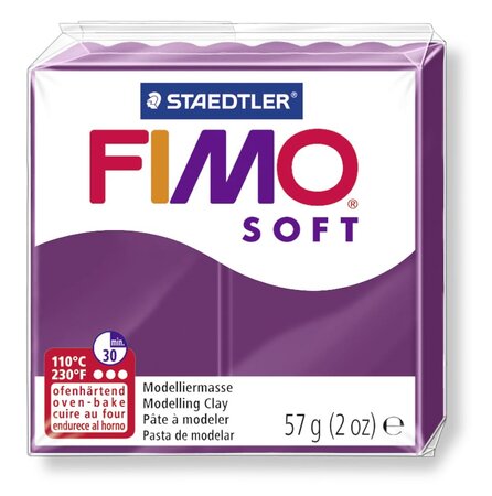 Pâte Fimo 57g Soft Violet Royal 8020.66 - Fimo