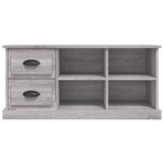 vidaXL Meuble TV sonoma gris 102x35 5x47 5 cm bois d'ingénierie