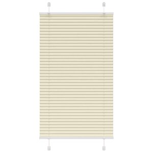 vidaXL Store plissé crème 70x150 cm largeur du tissu 69 4 cm polyester