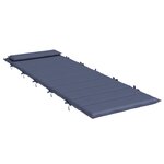 vidaXL Coussin de chaise longue bleu marine 180x60x3 cm tissu oxford