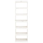 vidaXL Bibliothèque/Séparateur de pièce Blanc 60x30x199 5cm Pin massif