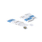 Capsules rondes 26mm pour monnaies 2 euros commémoratives. Paquet - 10 capsules