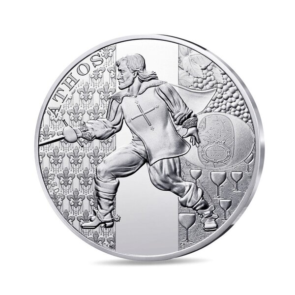 Les Trois Mousquetaires - Athos Monnaie de 10€ Argent