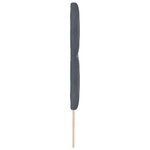 vidaXL Tête de lit LED Gris Foncé 200 cm Lot de 3 Gris foncé Tissu  Mousse