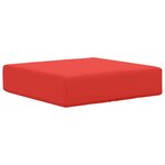 vidaXL Coussin de Siège d'Extérieur 100   polyester Rouge
