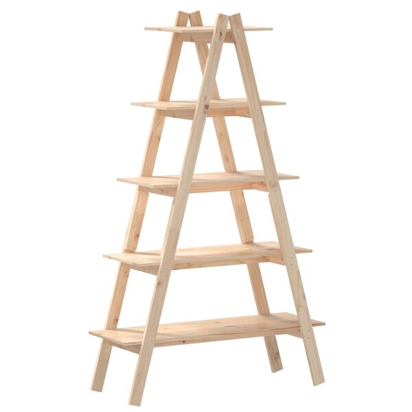 vidaXL Étagère 5 niveaux en forme de A 110x40x180 5 cm bois pin massif