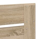 vidaXL Tête de lit Chêne Sonoma 200 cm Bois d'ingénierie