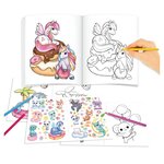 create your unicorn - livre de stickers à colorier