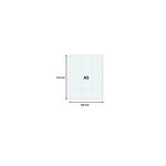 Étui De 100 Fiches - Bristol Quadrillé 5x5 Non Perforé 148x210mm - Blanc - X 10 - Exacompta