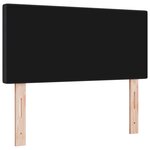 Tête de lit vidaXL Design Simple Gris Foncé 90 cm en Tissu Corde