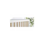 Ensemble Economique Pan large 2 pièces  lit de bébé évolutif commode à langer large