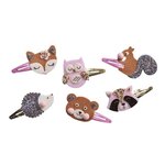 6 barrettes a creer - Pretty forest