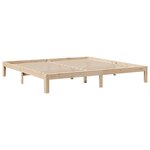 vidaXL Lit bibliothèque sans matelas 180x200 cm bois massif de pin
