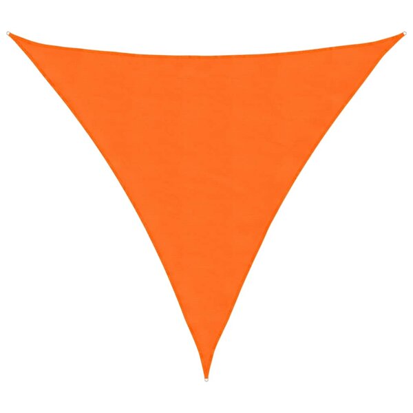 vidaXL Voile de parasol tissu oxford triangulaire 4 5x4 5x4 5 m orange