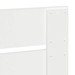 vidaXL Tête de lit Blanc 90 cm Bois d'ingénierie