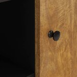 vidaXL Buffet avec 2 portes 90x33x75 cm bois massif de manguier