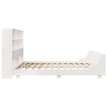 vidaXL Cadre de lit sans matelas blanc 180x200 cm bois massif de pin