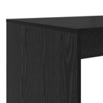 vidaXL Bureau Chêne noir 108 x 55 x 103 5 cm Bois d'ingénierie