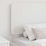 vidaXL Tête de lit avec tête de lit Blanc 100 cm Bois d'ingénierie