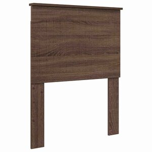 vidaXL Tête de lit avec tête de lit Chêne brun 75 cm Bois d'ingénierie