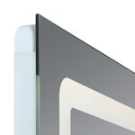 Miroir décoration moderne design LED pour salle de bain 70 x 100 cm argent 03_0010157