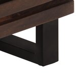 vidaXL Table de chevet 40x34x46 cm bois de manguier massif