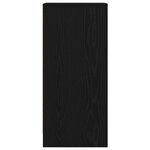 vidaXL Buffet chêne noir 29 5x34x76 cm bois d'ingénierie