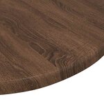 vidaXL Plateau de table Chêne marron 40 x 40 x 1 5 cm