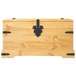 vidaXL Coffre de rangement Pin mexicain Gamme Corona 91x49 5x47 cm