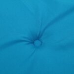 vidaXL Coussins de chaise jardin lot de 4 bleu 40x40x3 cm tissu oxford