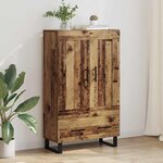 vidaXL Haut Armoire Bois Ancien 69 5 x 31 x 115 cm Bois d'ingénierie