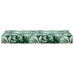vidaXL Coussin de Siège d'Extérieur Feuilles Tropicales 80 x 40 x 8 cm