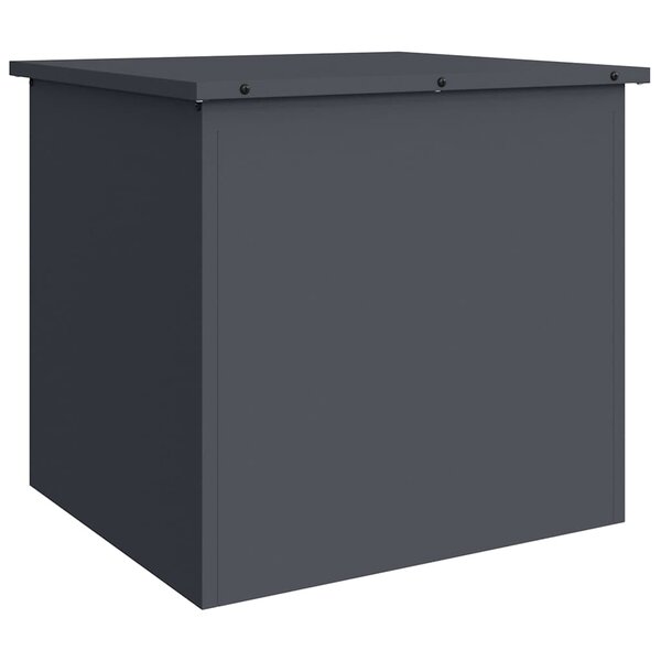 vidaXL Boîte de Rangement Extérieure Anthracite 55 x 50.5 x 50 cm