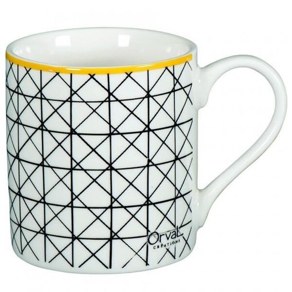 Mini tasse graphiques - blanche