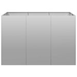 vidaXL Jardinière 120x80x80 cm acier galvanisé