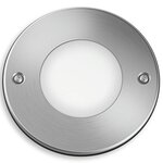 Spot encastrable étanche moss ip67 led d11 cm - inox