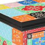 vidaXL Cabinet de chevet avec tiroir Multicolore 40 x 35 x 45 cm