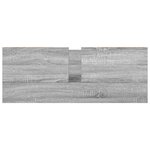 vidaXL Meuble sous-vasque avec tiroirs sonoma gris 90x34 5x60cm