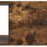 vidaXL Table basse Chêne fumé 90 x 50 x 40 cm Bois d'ingénierie
