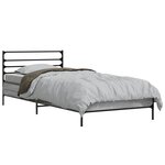 vidaXL Cadre de lit Sonoma gris 80 x 200 cm Bois d'ingénierie