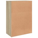 vidaXL Buffets 2 Pièces chêne sonoma 60x31x84 cm bois d'ingénierie