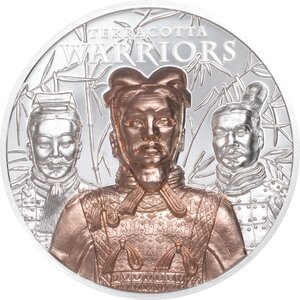 TERRACOTTA WARRIORS 3 Oz Silver Coin 20 Dollars Cook Islands 2021